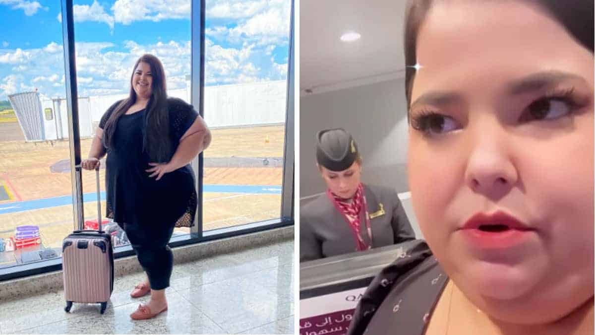 Modella taglie forti denuncia che le è stato negato il volo a causa del suo peso: “Sono stata umiliata perché ero grassa”