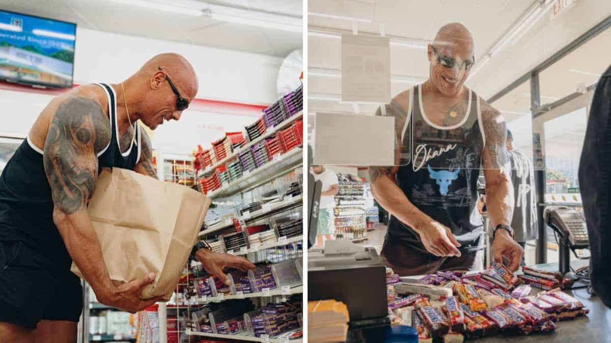 “The Rock” torna nel negozio dove da ragazzino rubava cioccolata e caramelle, e le compra tutte: “Rimedio ai miei errori”