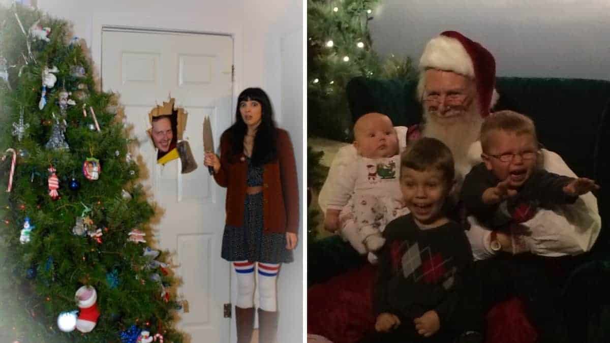 20 famiglie non volevano le normali cartoline di Natale e questi sono i risultati