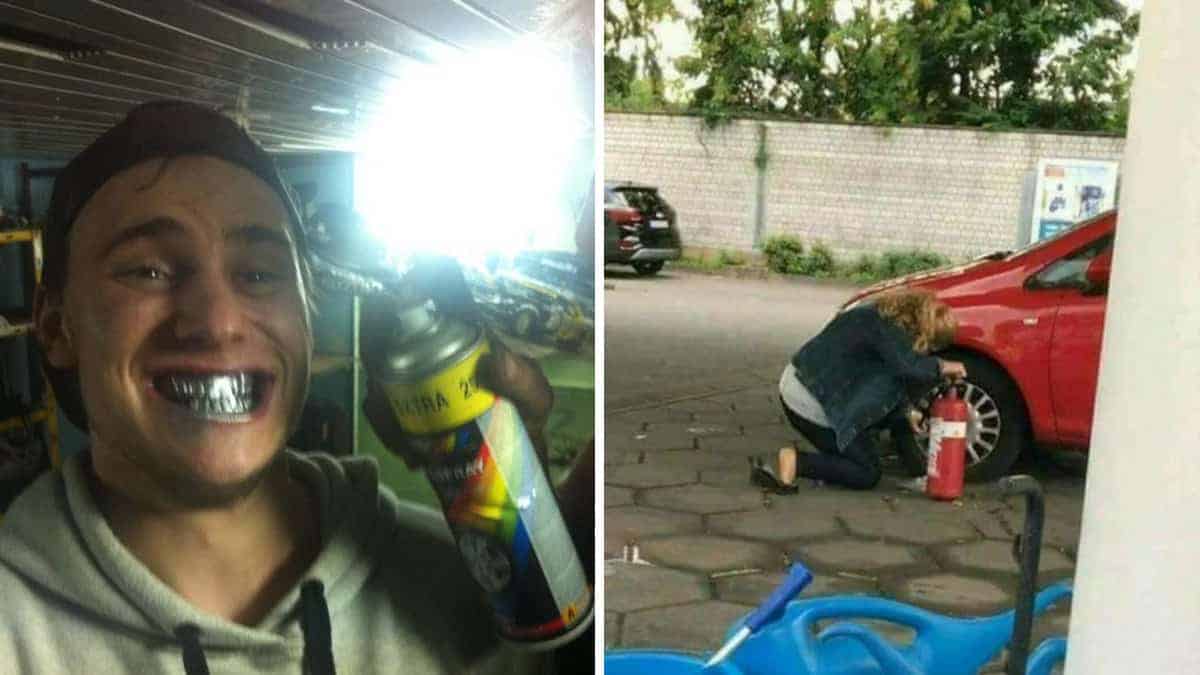 20 volte in cui persone sono state sorprese a fare cose non così intelligenti