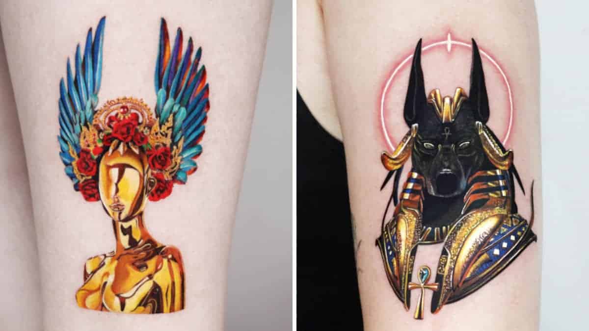 20 incredibili tatuaggi creati utilizzando il color “oro”
