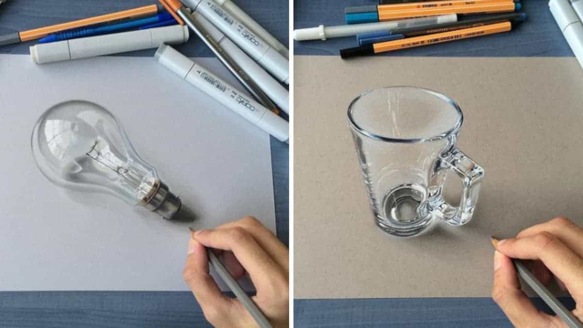 L’artista indiano crea incredibili disegni 3D iperrealistici: 13 Foto