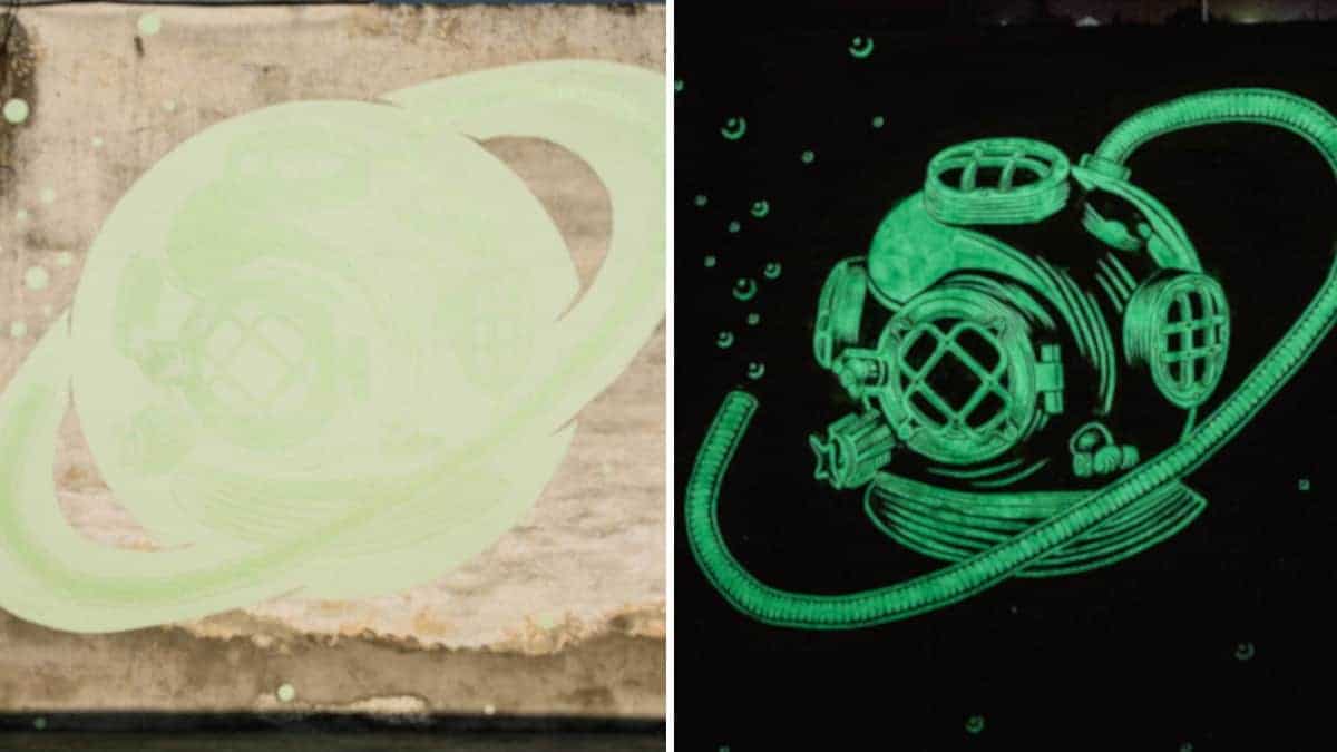 Splendidi murales fosforescenti di Art Collective Reskate: 8 Foto