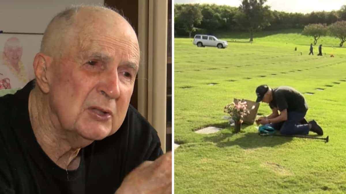 Quest’uomo di 93 anni prende 3 autobus 6 giorni a settimana per visitare la tomba della moglie (Video)