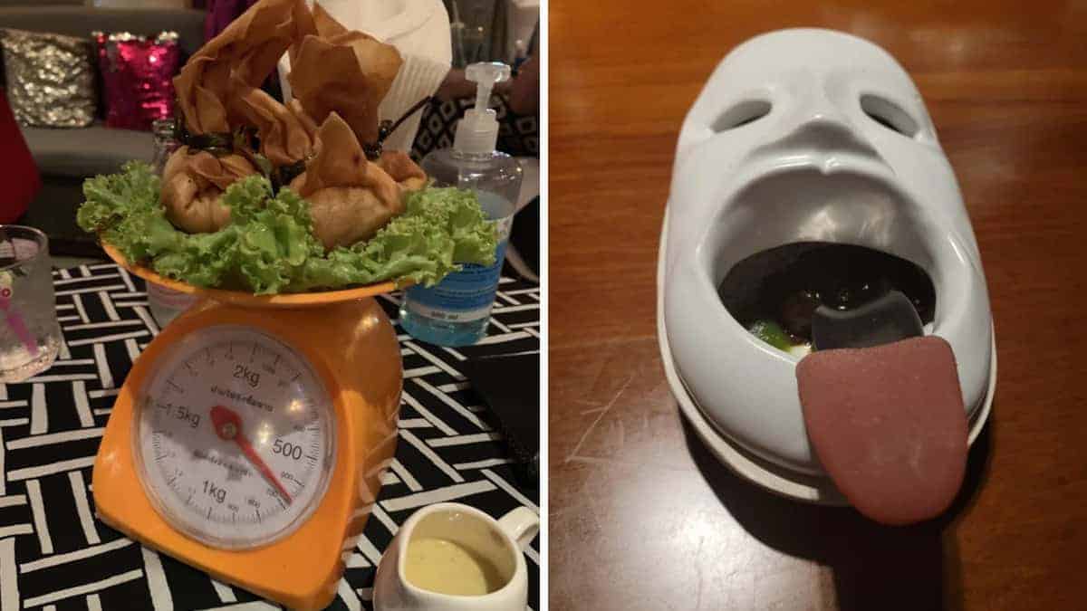 13 persone hanno condiviso foto di piatti particolari che lasciano con qualche dubbio