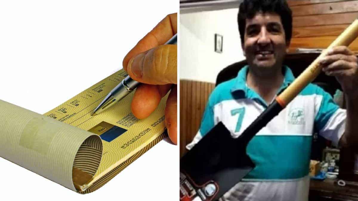 Trova degli assegni da 10.000$ e decide di restituirli, ma riceve una ricompensa molto bizzarra
