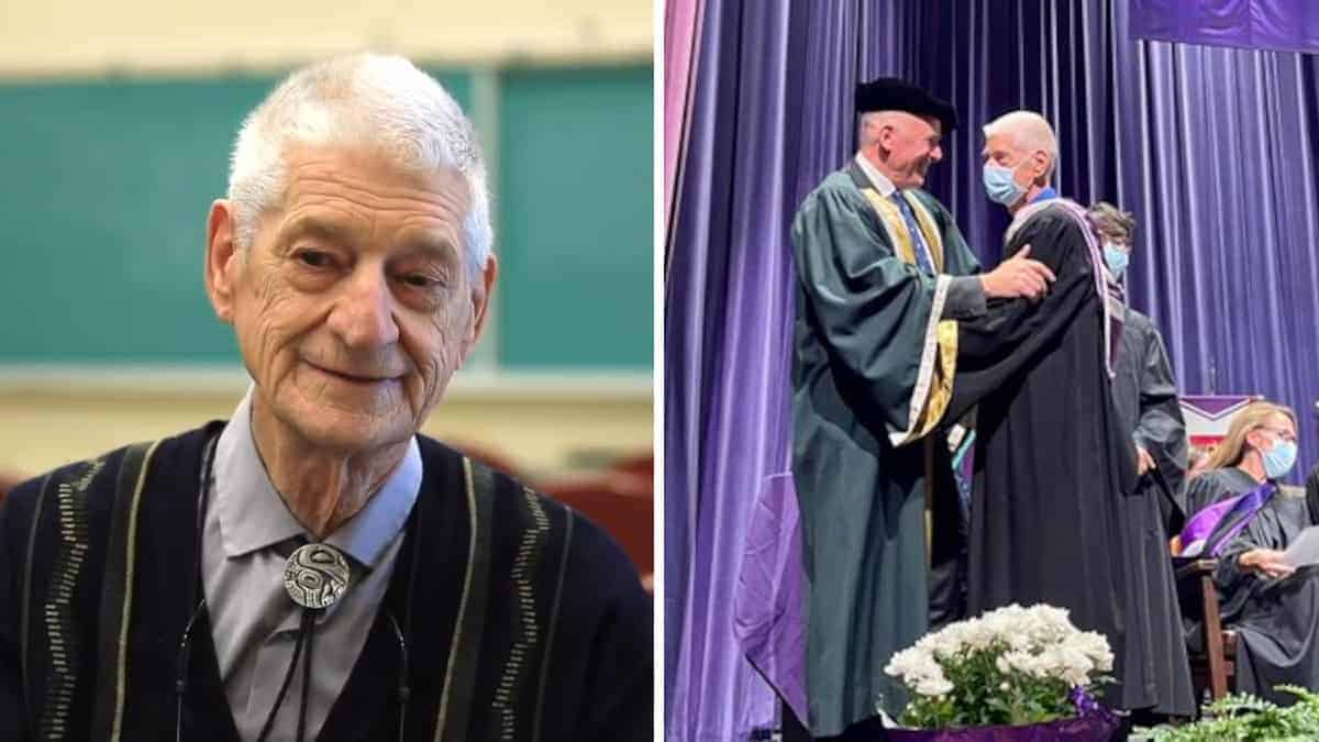 84enne si laurea al college dopo che gli è stato diagnosticato l’Alzheimer
