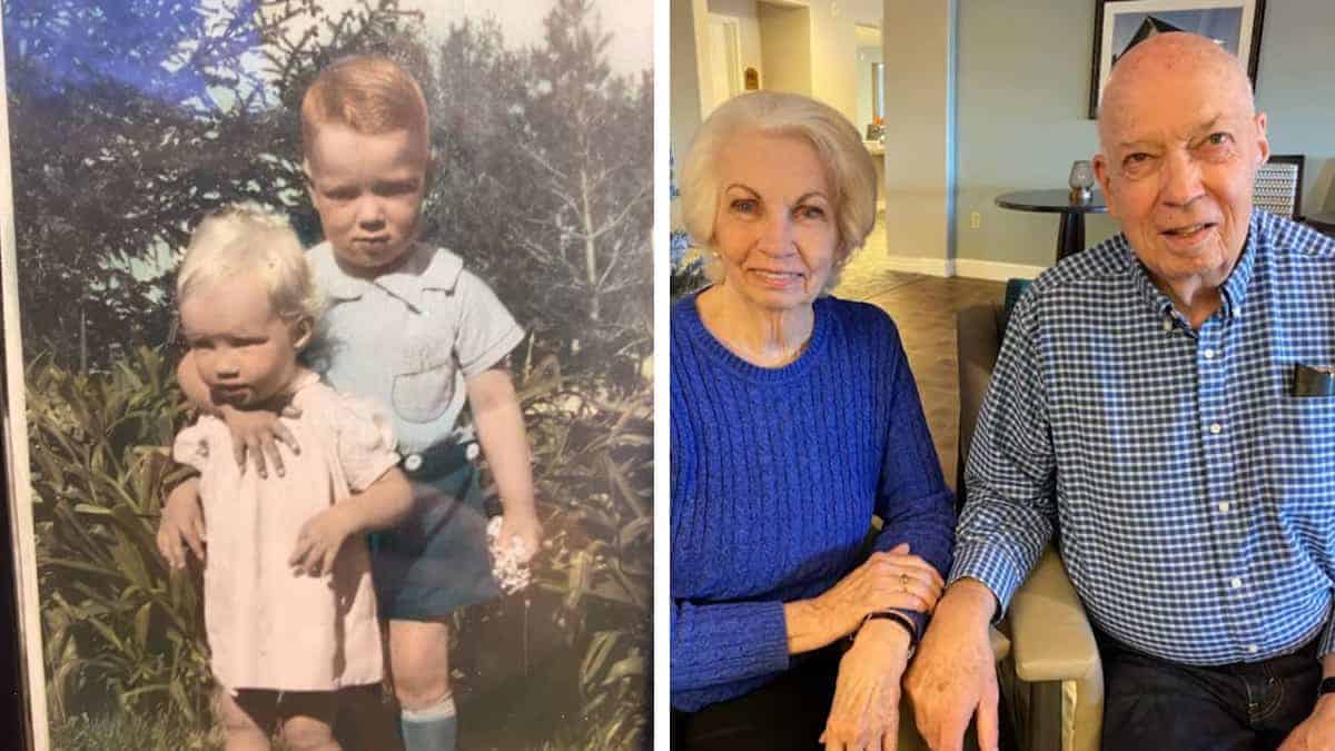La coppia si è conosciuta da piccola, da ben 82 anni e ora festeggiano il 64° anno di matrimonio