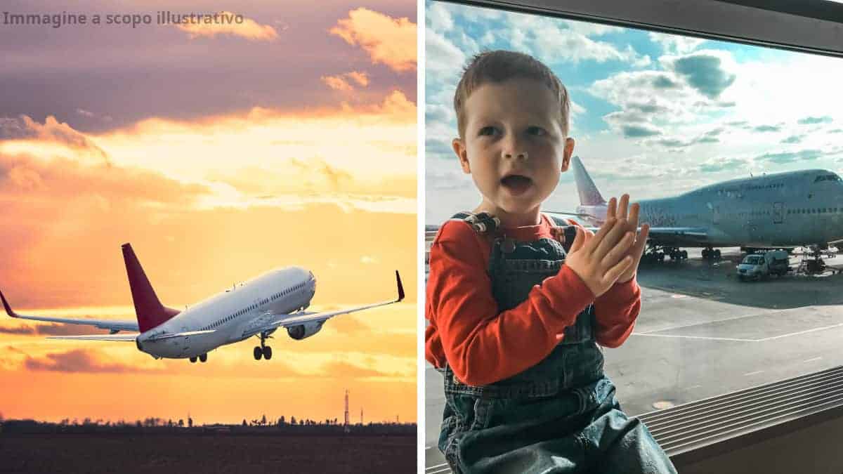 Aereo costretto a fare inversione di rotta perché una madre ha accidentalmente lasciato il figlio all’aeroporto