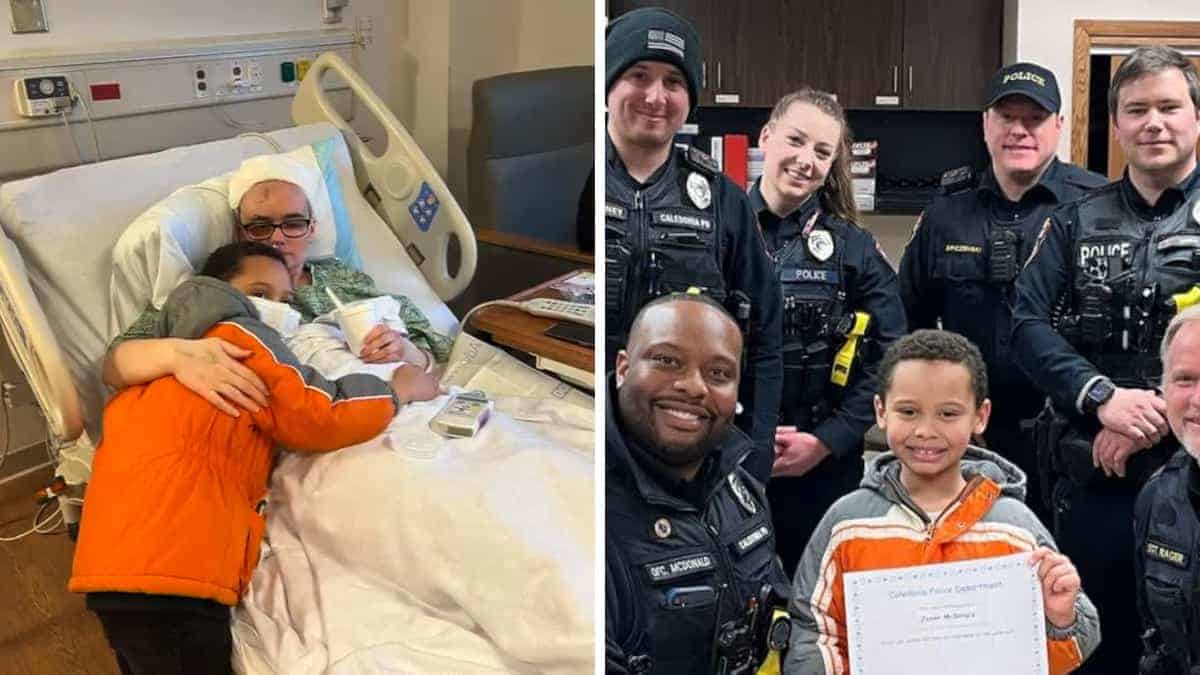 Bambino di 6 anni pensa velocemente e salva la vita della mamma durante una crisi notturna