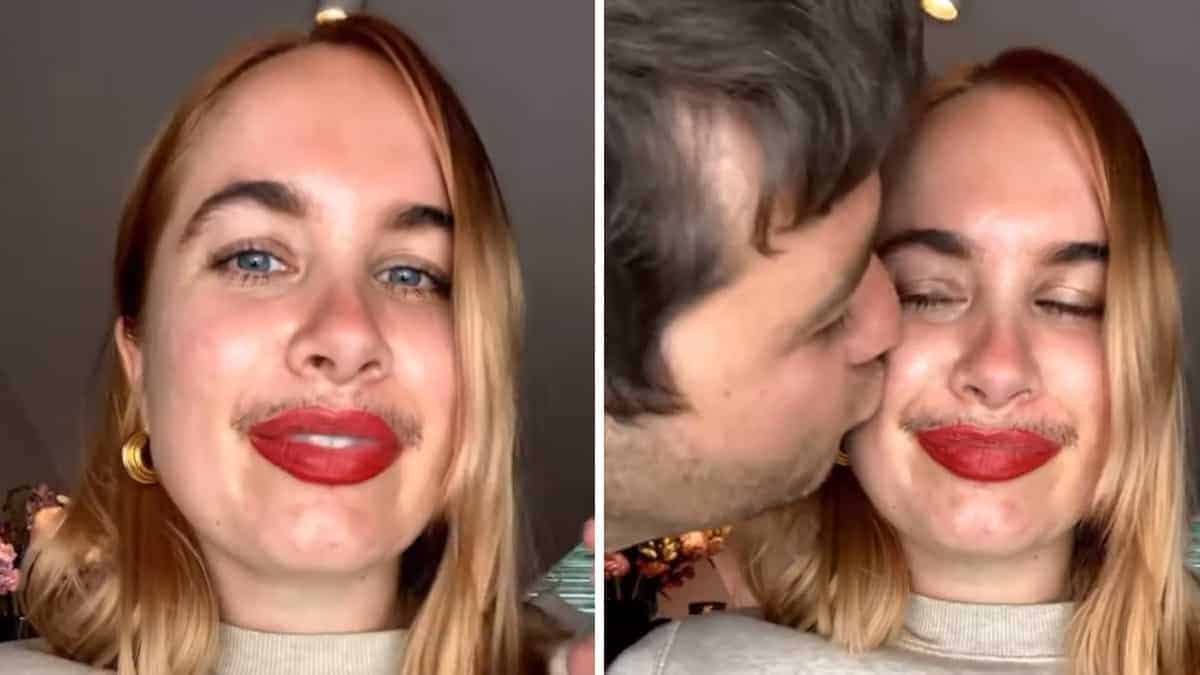 “Mio marito mi ama”: la donna si fa crescere i baffi e assicura che il suo partner ama il suo aspetto
