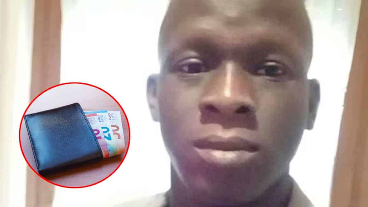 Un giovane immigrato in condizioni economiche avverse trova un portafogli contenente 400 euro e lo restituisce prontamente alle autorità.