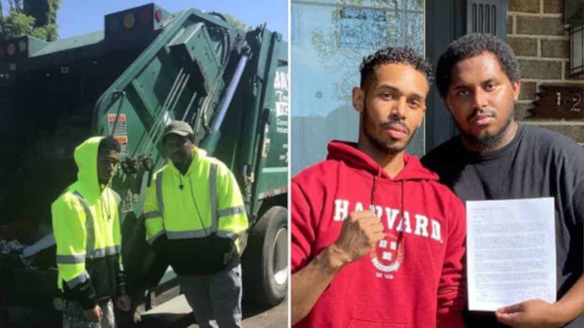 Dopo anni di sveglia all’alba per raccogliere i rifiuti, conquista il diploma alla prestigiosa Harvard Law School