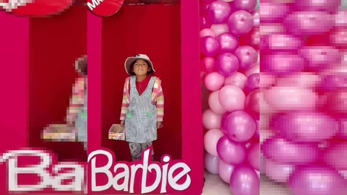 Una ragazzina che vende dolciumi scatta una foto in una scatola di Barbie e commuove gli utenti: “È la più carina”