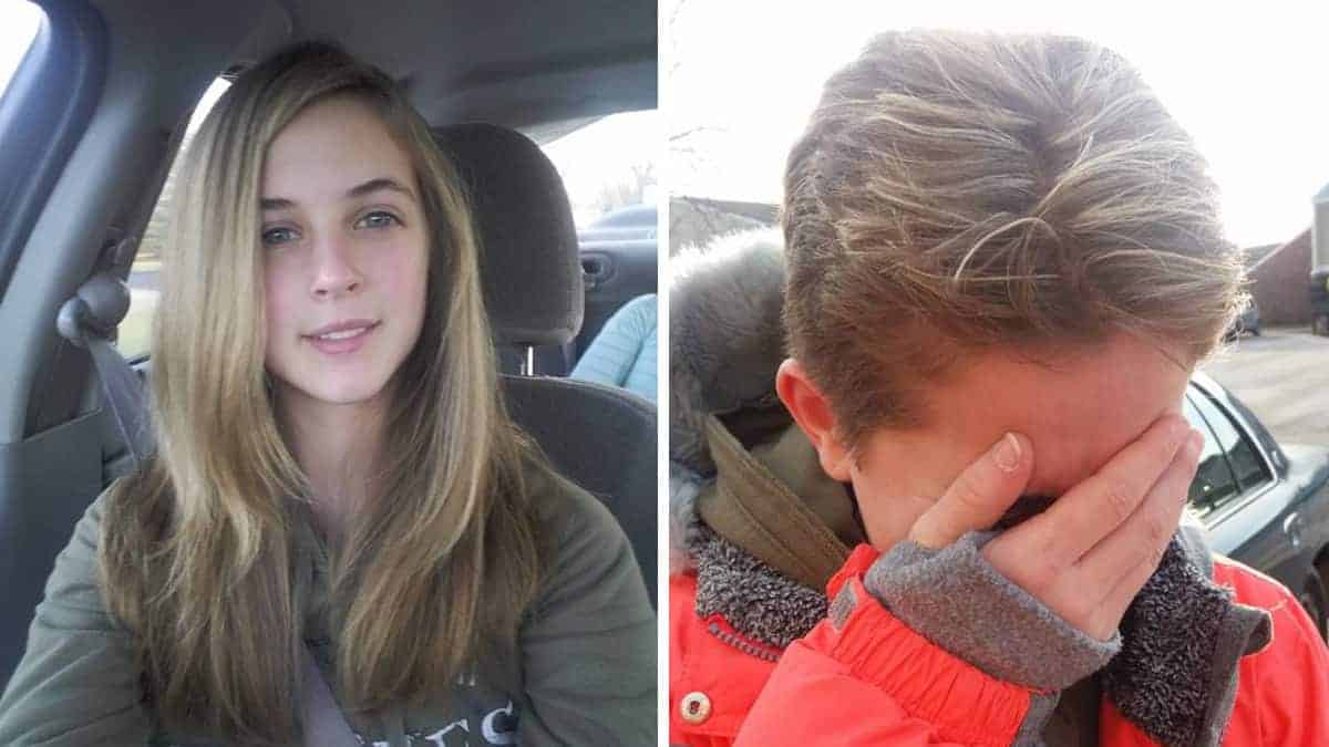 Un padre castiga la figlia tagliandole I capelli corti in seguito ad una tinta: si scatena la controversia