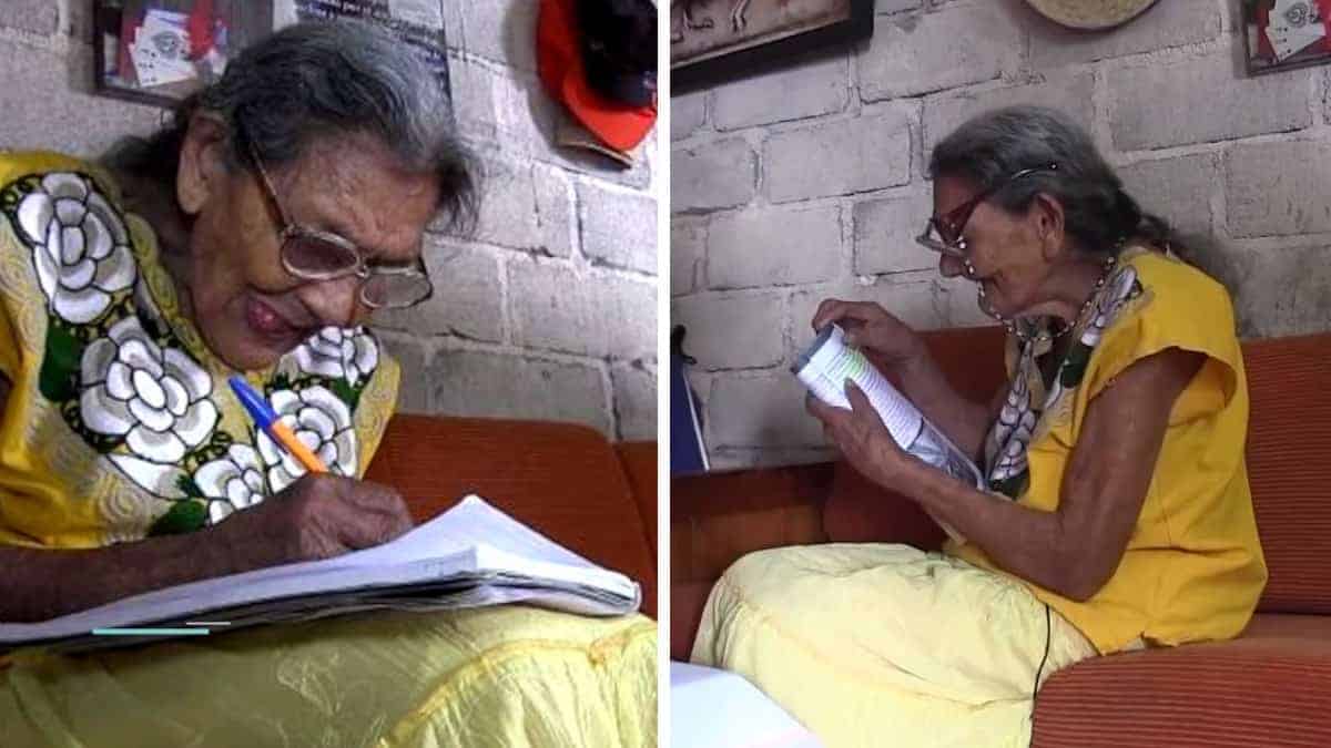 La nonna di 96 anni è tornata a scuola per imparare a leggere e scrivere