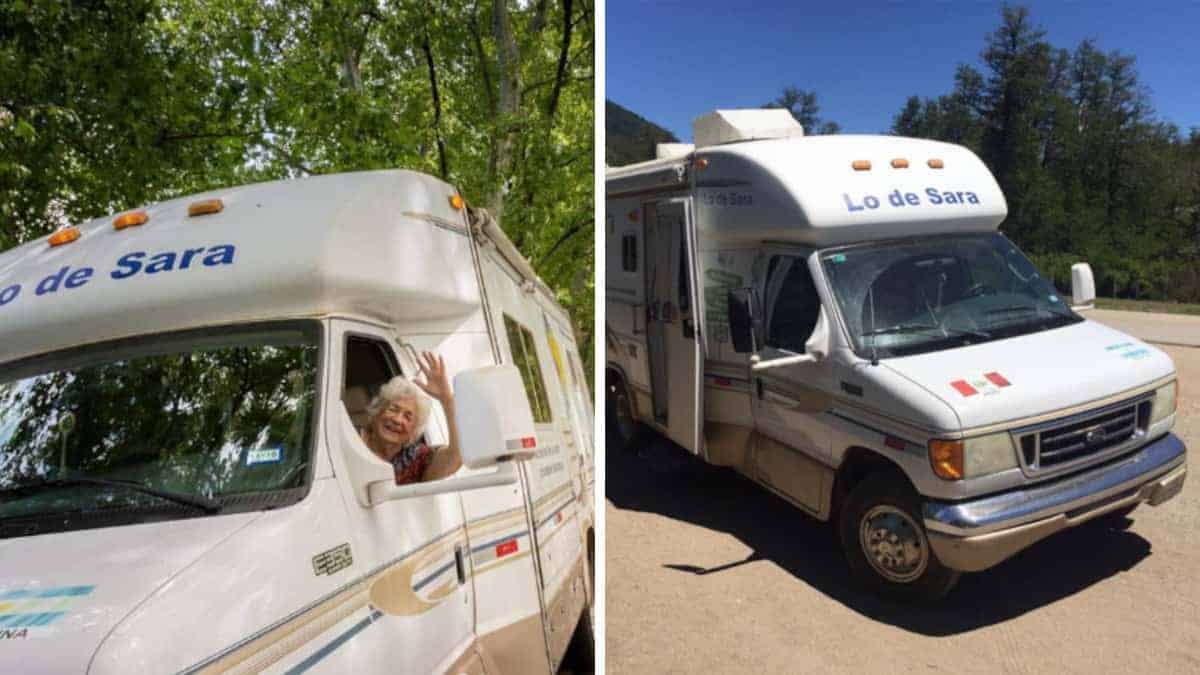 La bisnonna di 82 anni viaggia per il mondo in un camper