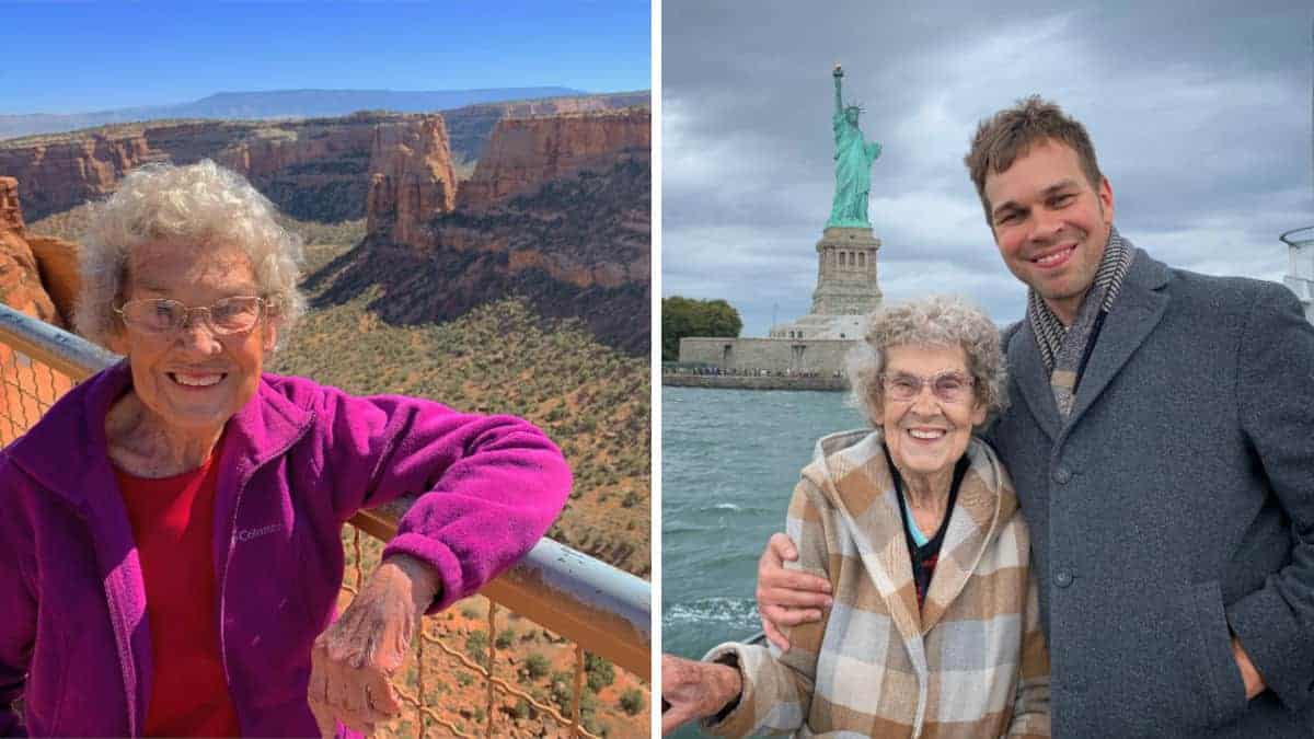 Donna 92enne viaggia da 8 anni: “Non c’è gioia più grande che scoprire il mondo”