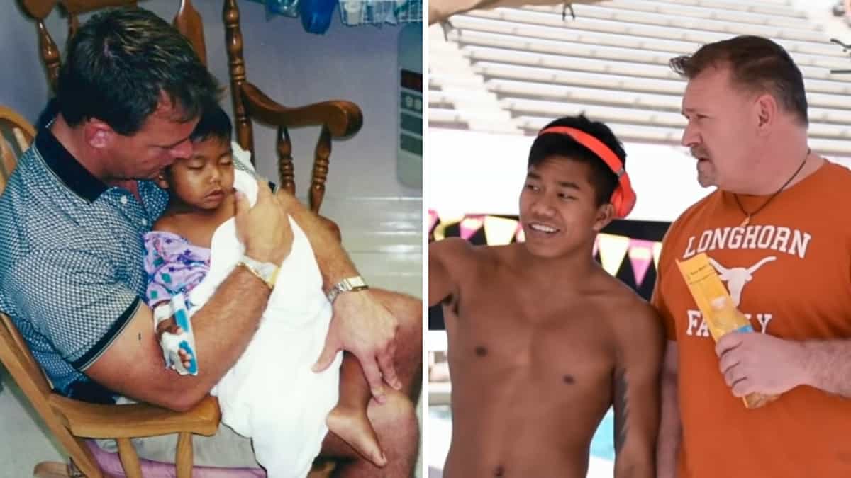 Un uomo single ha adottato un bambino malato e poi alleva un campione olimpico