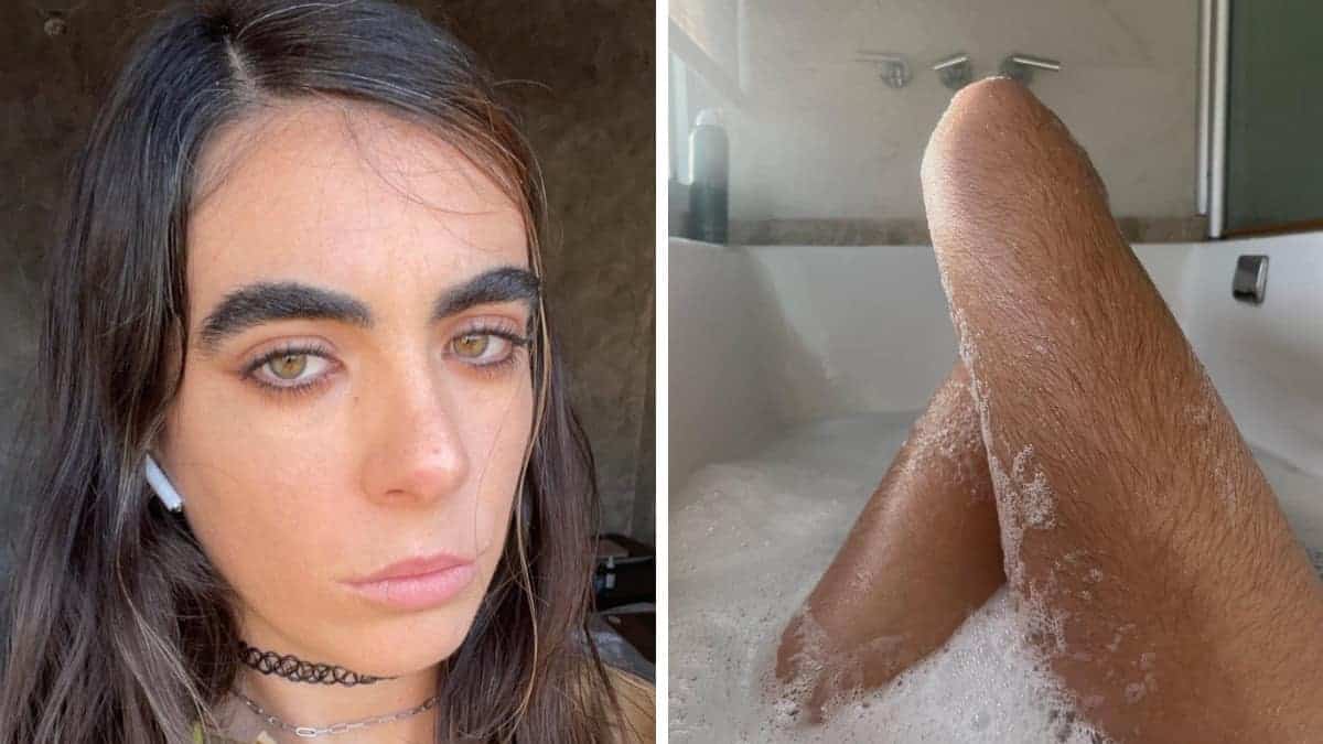 L’influencer esibisce i suoi peli e risponde con forza agli insulti degli haters