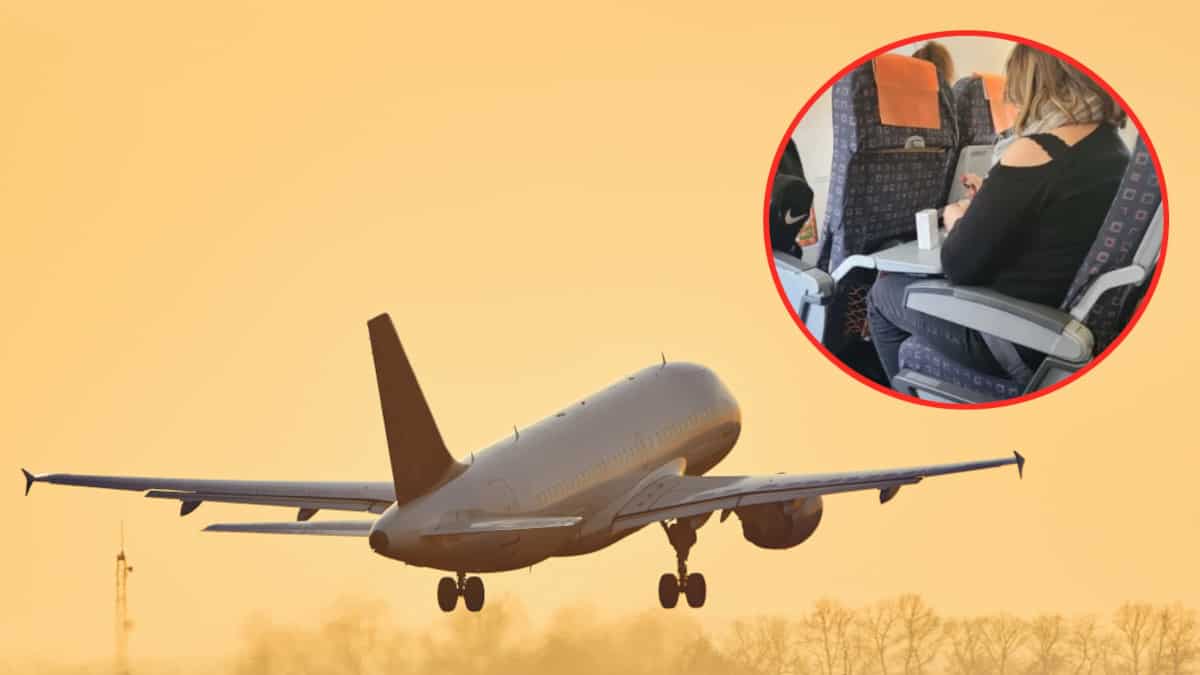Una passeggera applica lo smalto sulle unghie in aereo: una “ribellione” tra i viaggiatori in volo