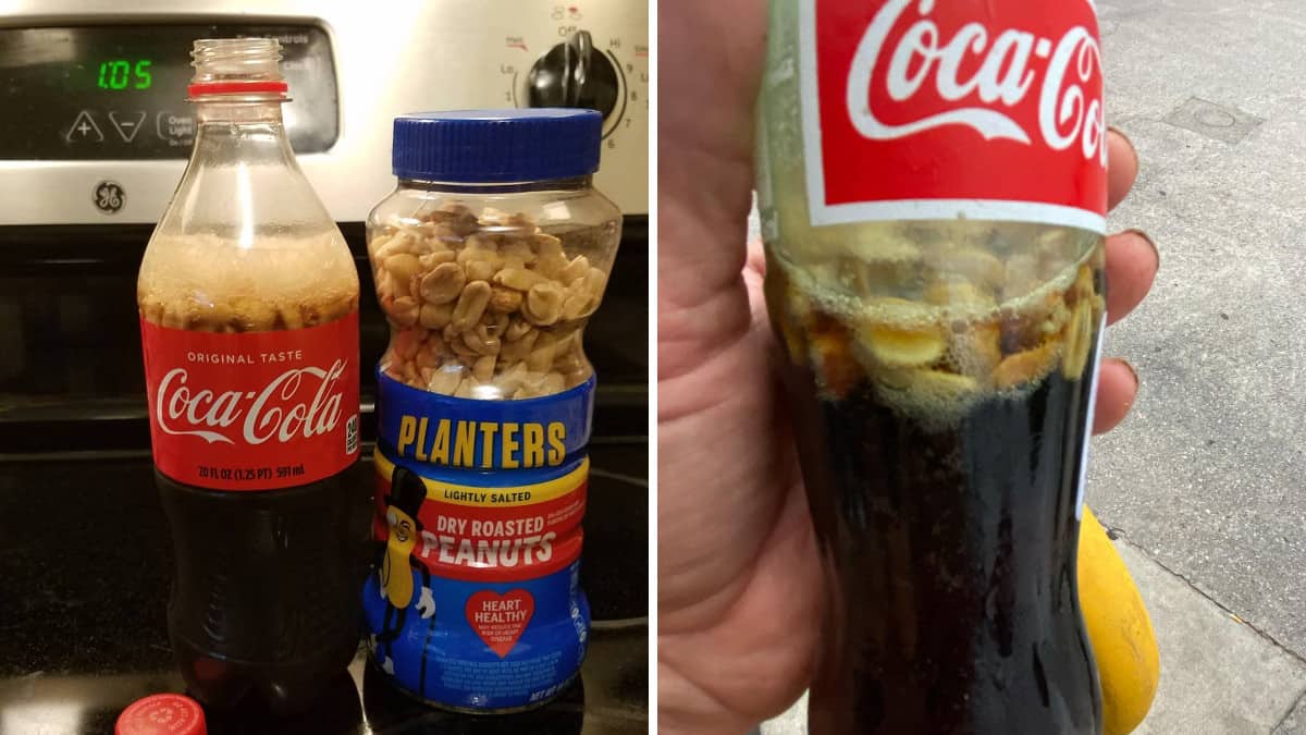 Aggiungere arachidi alla Coca-cola è apparentemente la nuova tendenza alimentare