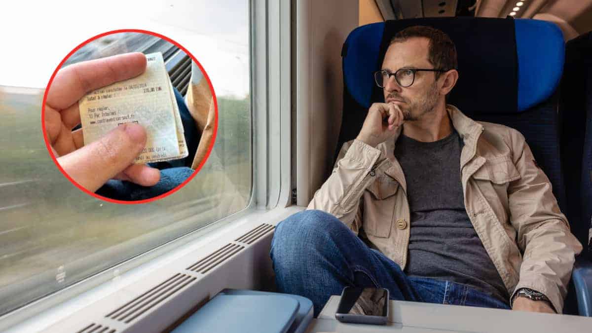 Multato per aver ceduto il suo posto sul treno