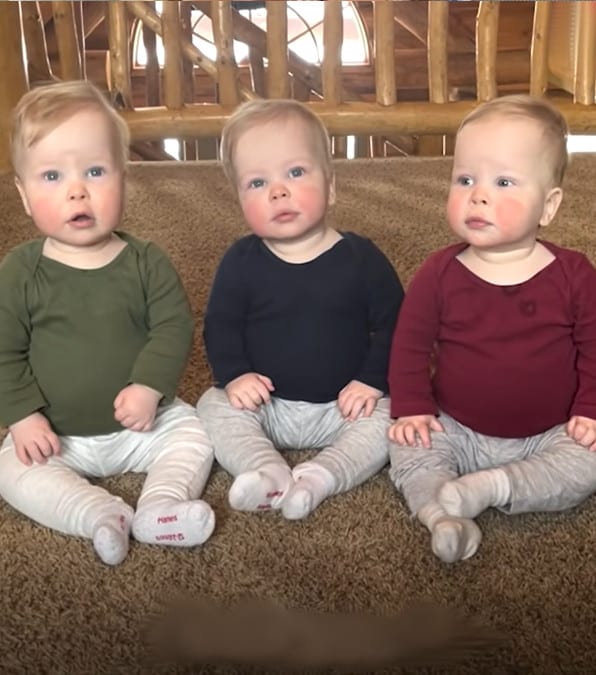 una geniale soluzione della famiglia Hasselquist per distinguere i loro gemelli