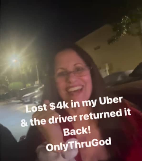 L'autista di Uber a Miami restituisce 4000 dollari